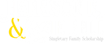 A logo that says 'Harrison R. & Azzie Bell Singletary Family Scholarship'